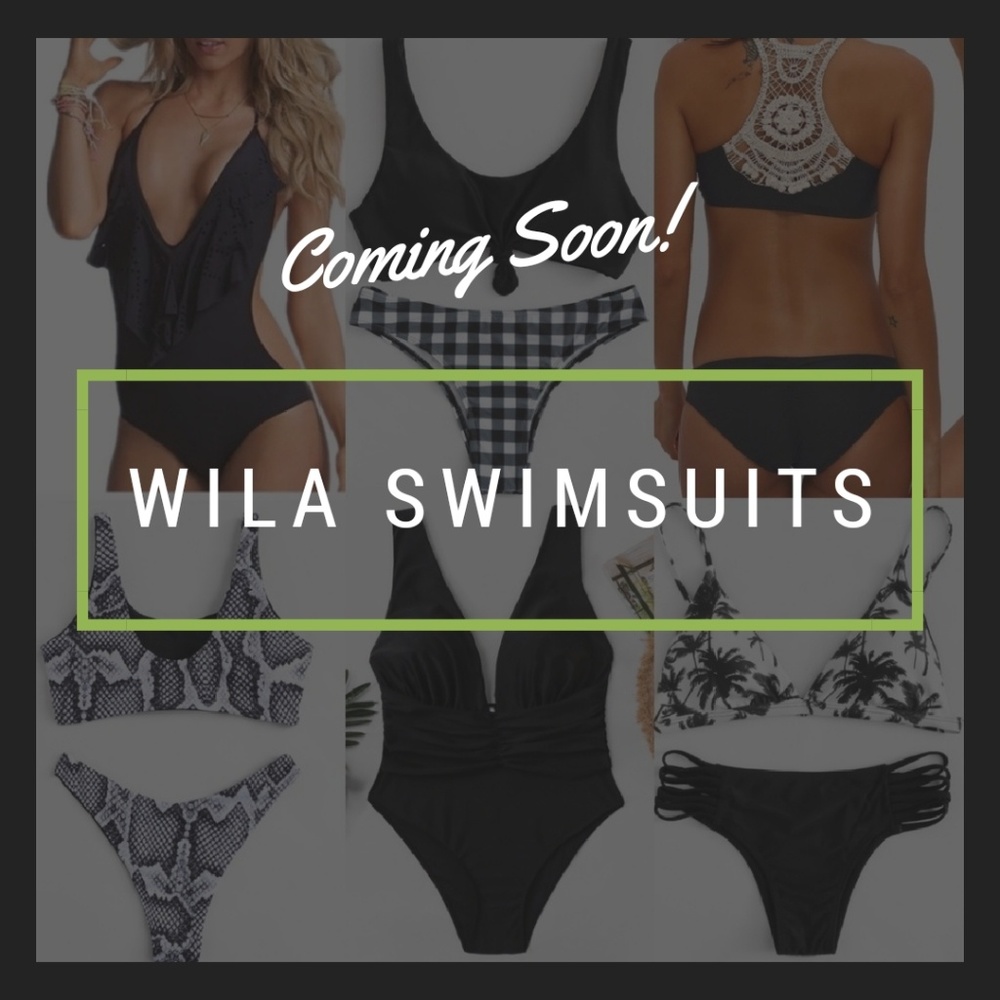COMMING SOON! ⭐Wila Medium Black Swimsuits⭐👙🏊